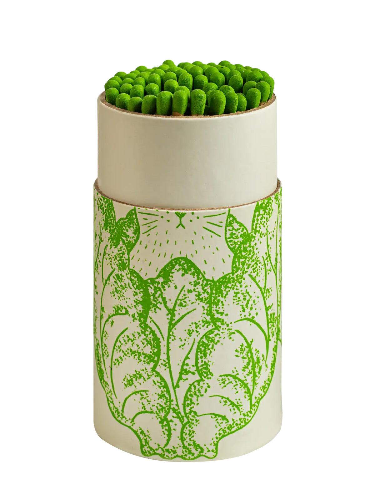 Archivist Gallery Rabbit in the Lettuce Large Cylinder Matchbox