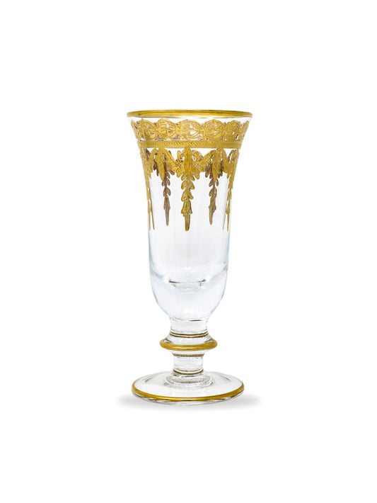 Arte Italica Vetro Gold Flute Weston Table
