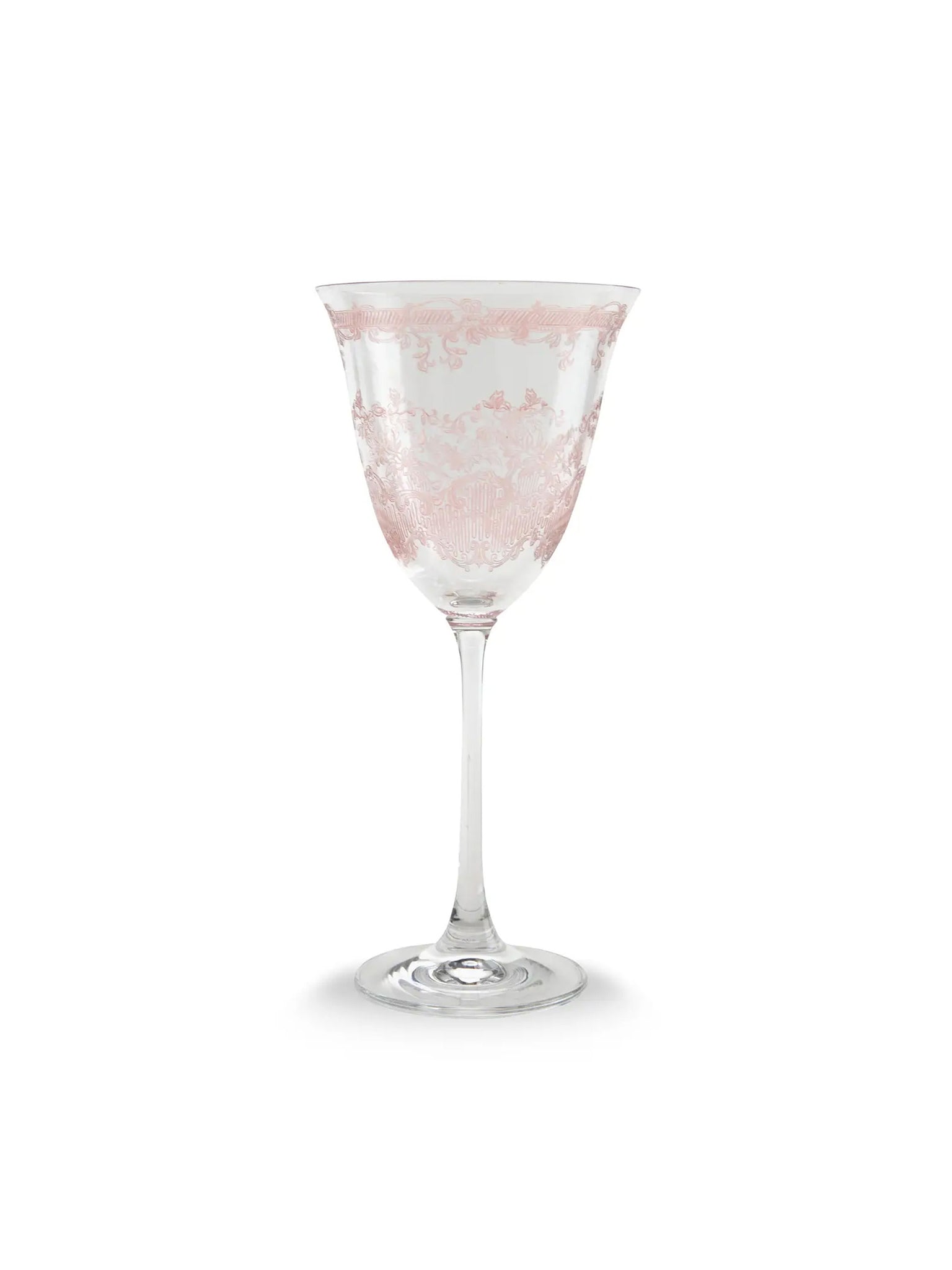 Arte Italica Pink Giardino Wine Glass Weston Table
