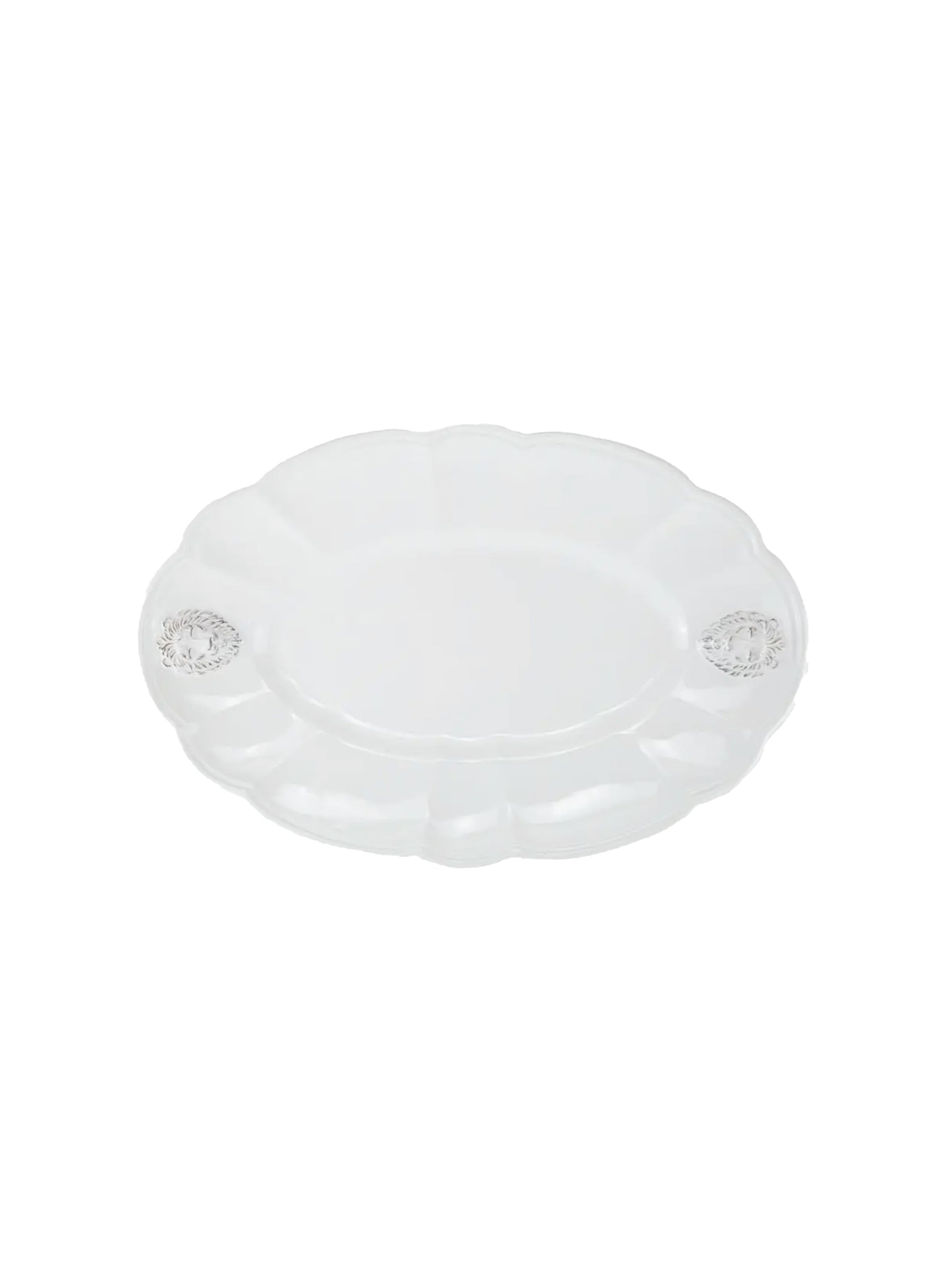 Arte Italica Renaissance Leone Oval Scalloped Platter Weston Table