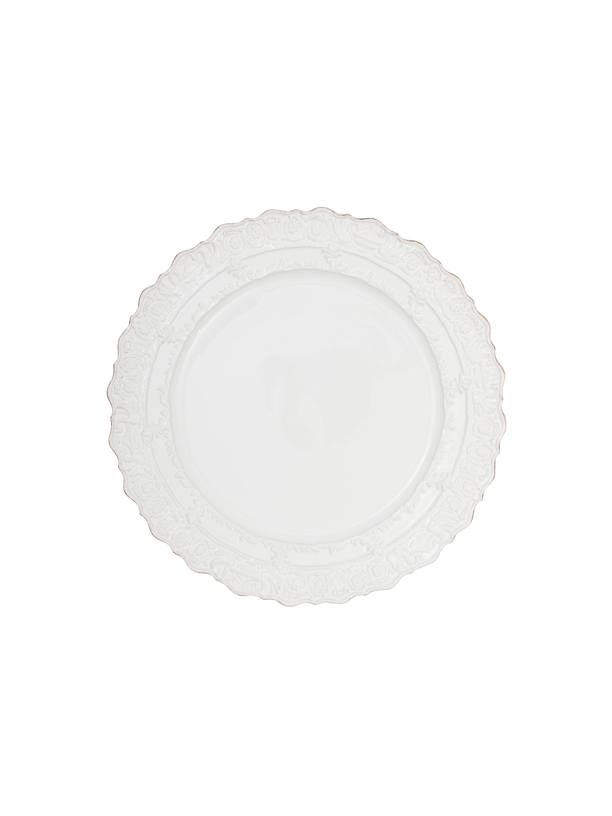 Arte Italica Renaissance White Dinner Plate Weston Table
