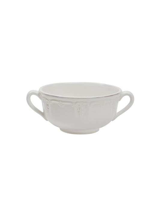 Arte Italica Renaissance White Handled Soup Bowl Weston Table