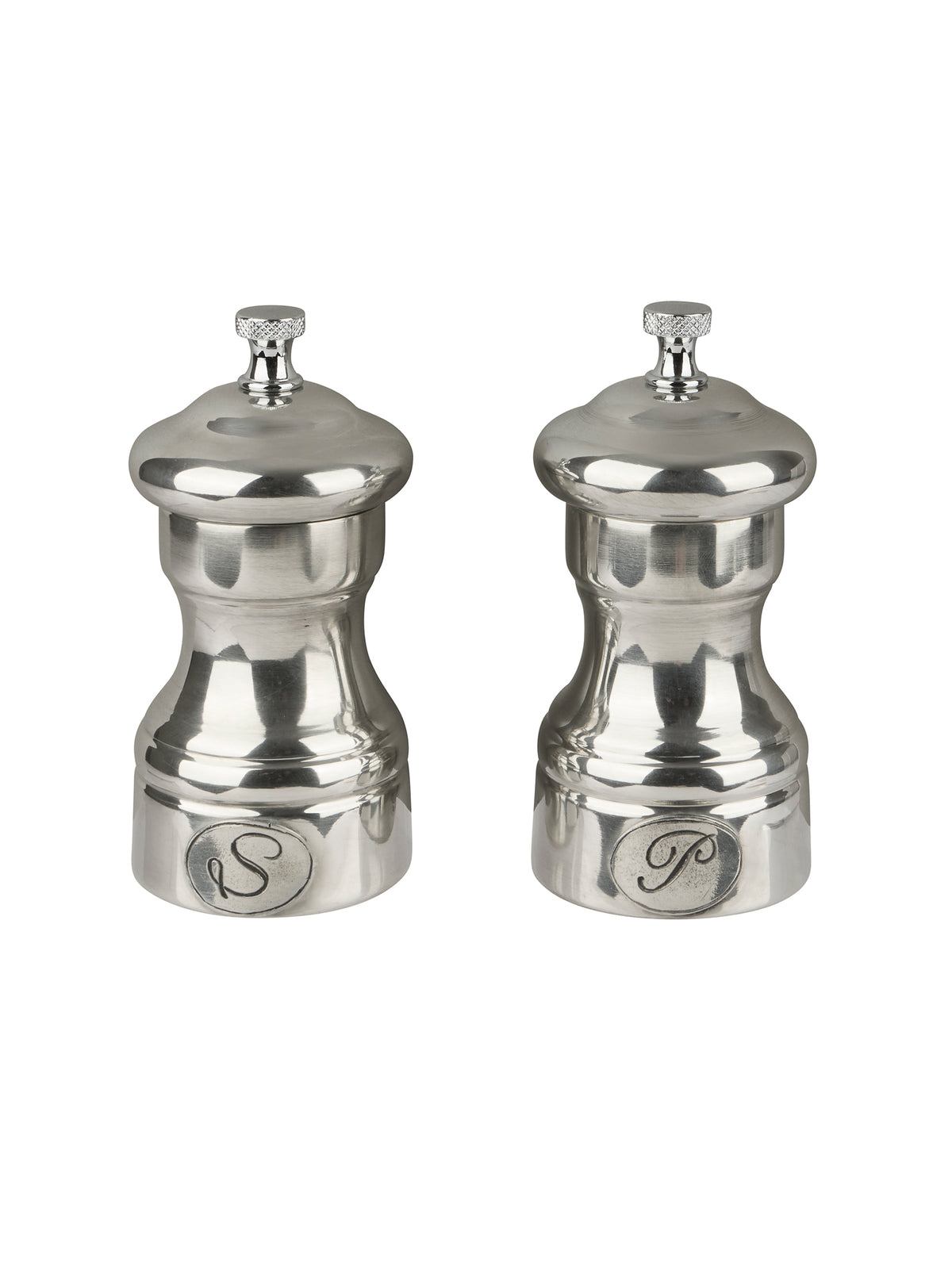 Arte Italica Tavola Petite Pewter Salt & Pepper Grinder Set Weston Table