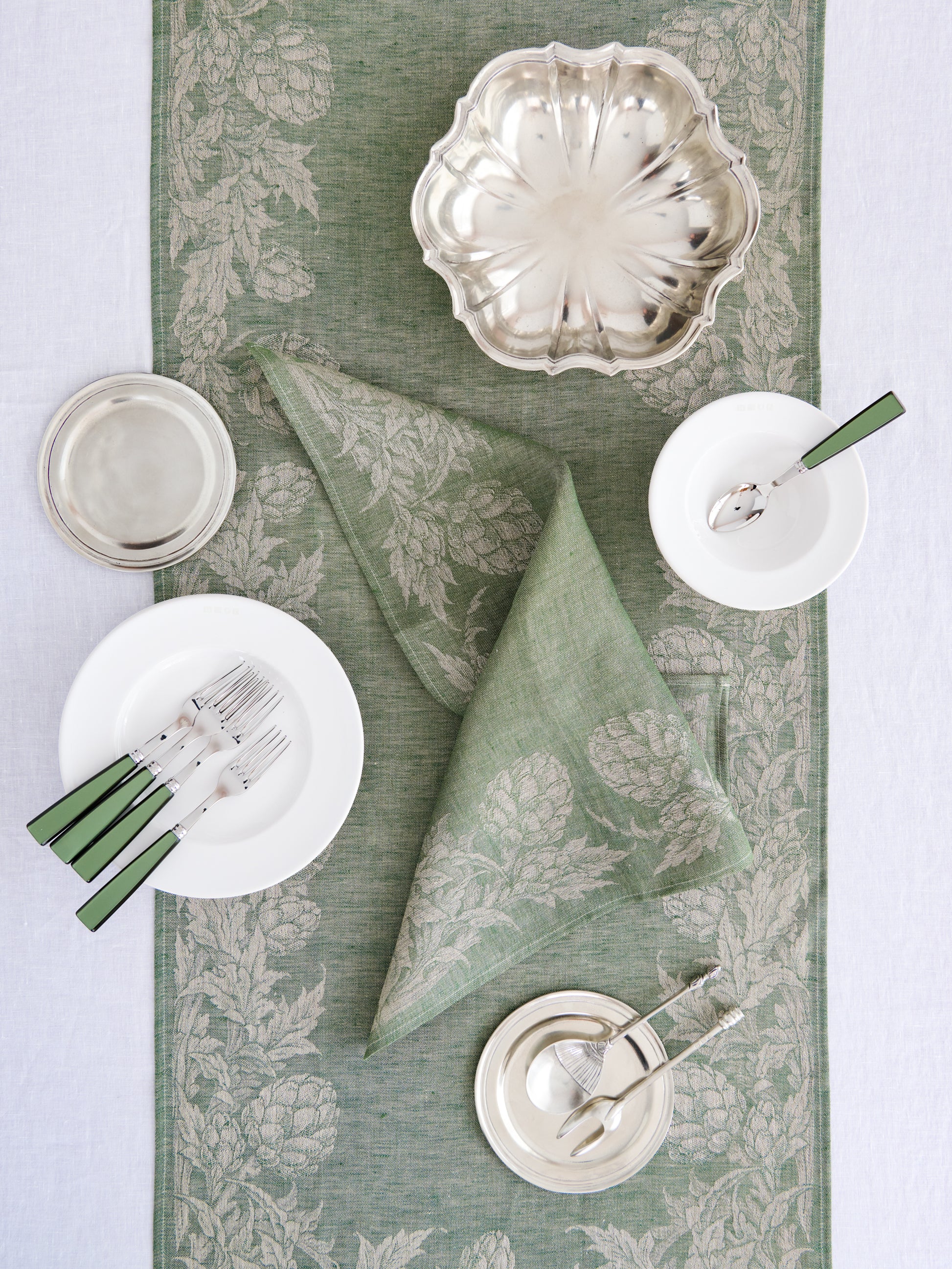 Artichoke Sage Linen Collection Weston Table