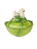 Au Bain Marie Paris Cabbage with Rabbits Tureen Weston Table