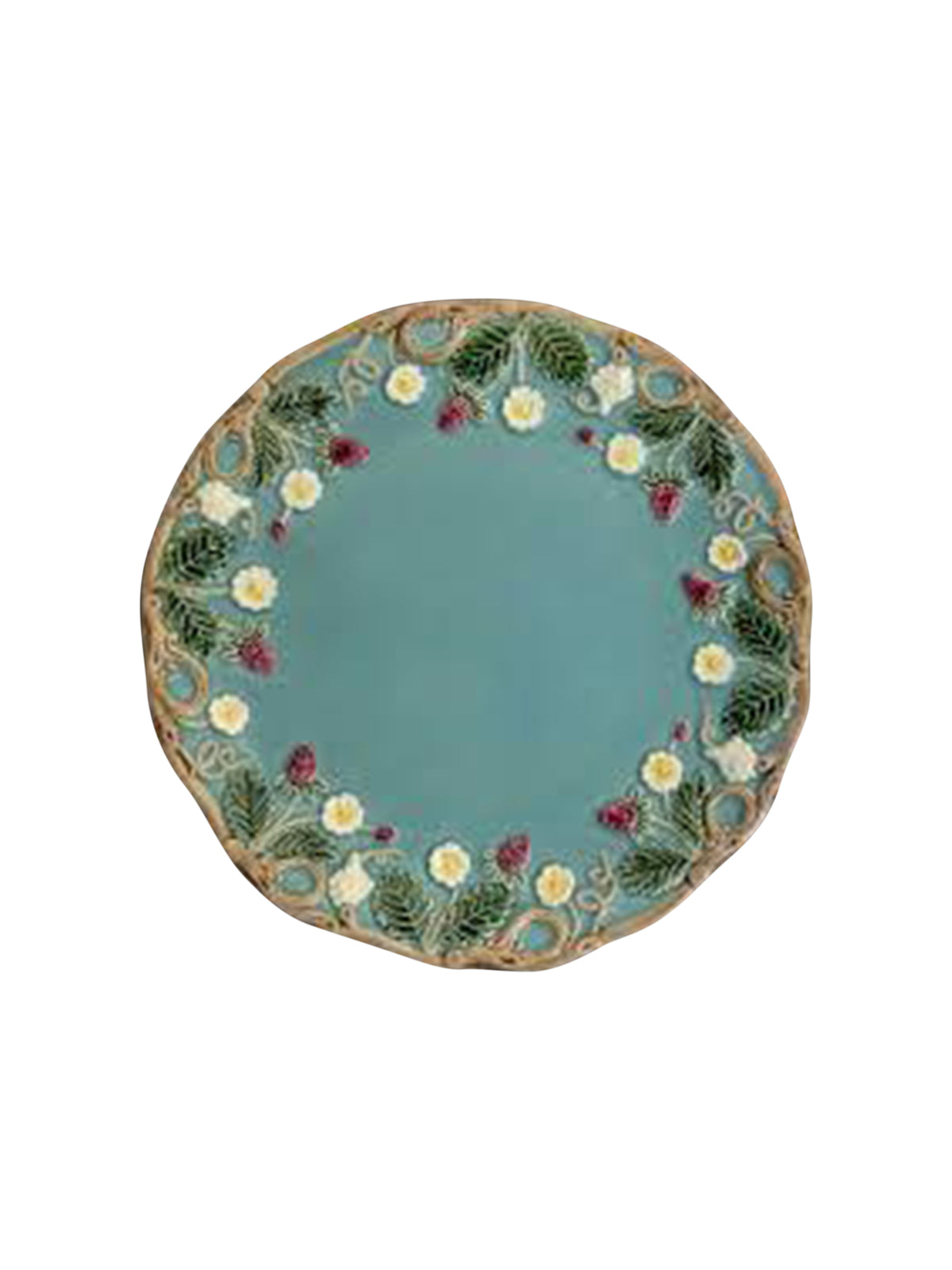Au Bain Marie Paris George Sand Turquoise Dessert Plate Weston Table