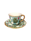 Au Bain Marie Paris George Sand Turquoise Breakfast Cup & Saucer Weston Table