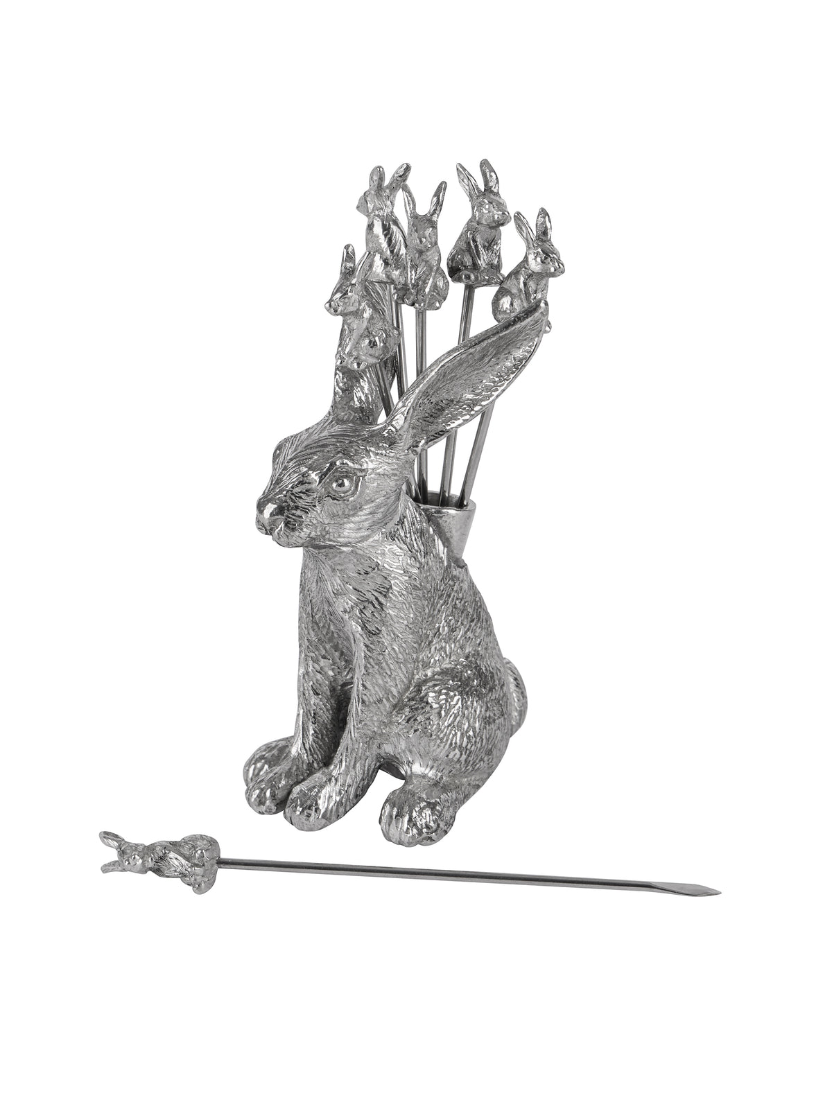 Au Bain Marie Pewter Rabbit and Bunny Cocktail PicksWeston Table