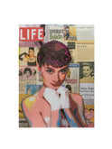 Audrey Hepburn Pop Art by Jim Hudek