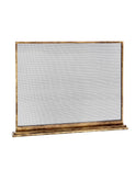 August Fireplace Screen Aged Gold Weston Table