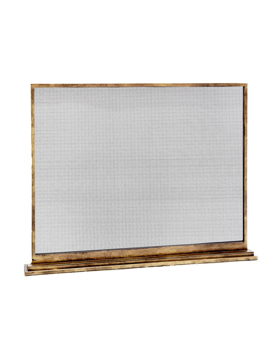 August Fireplace Screen Aged Gold Weston Table