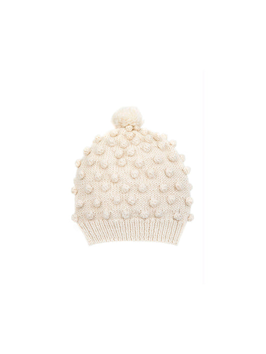 Baby Alpaca Cream Popcorn Hat Weston Table