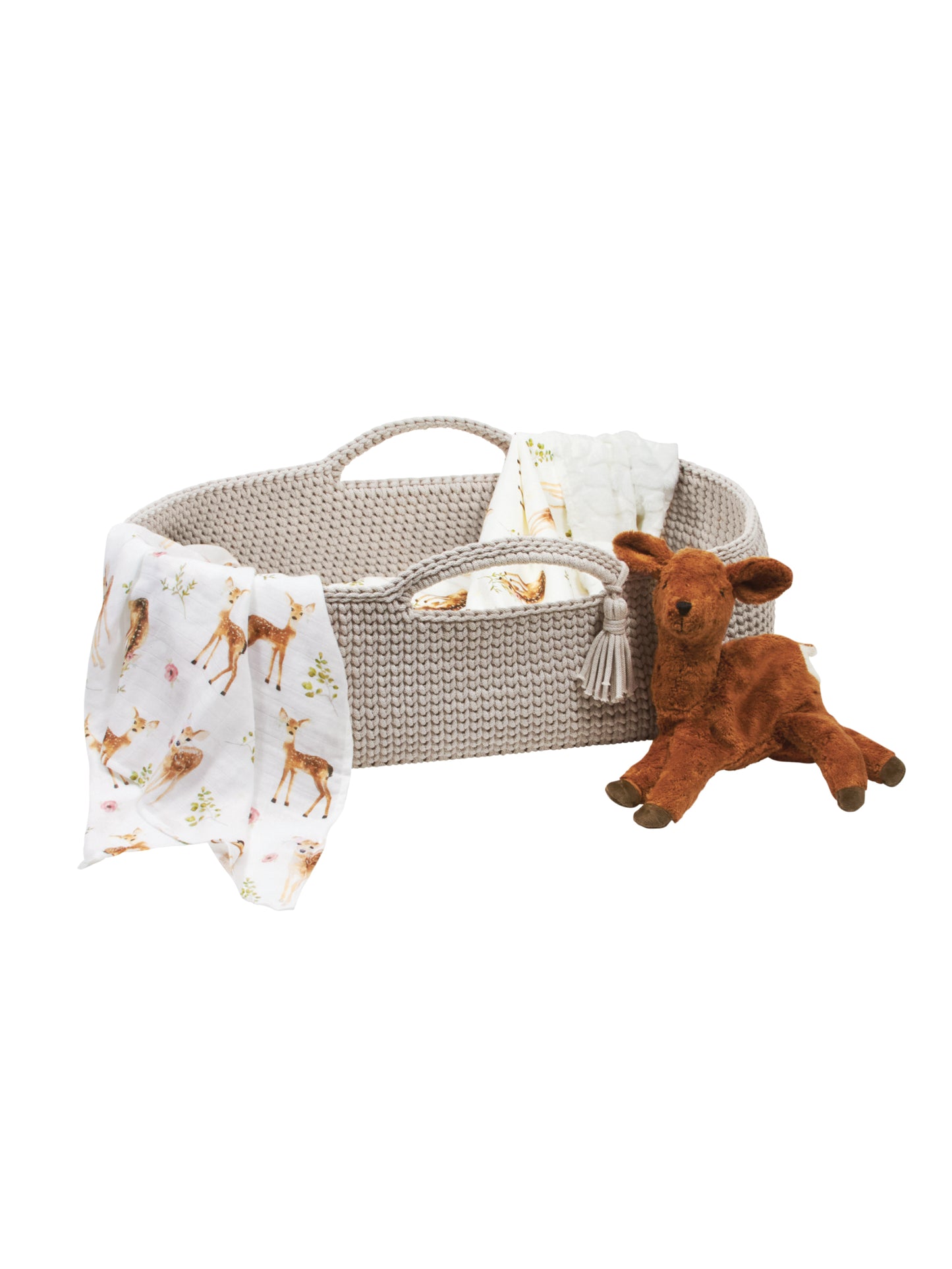 Baby Fawn Moses Basket Bundle Weston Table