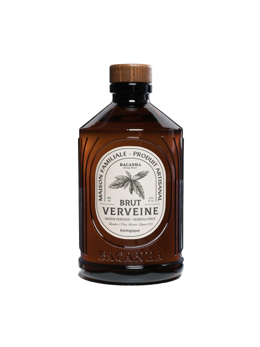 Bacanha Organic Raw Verbena Syrup Weston Table