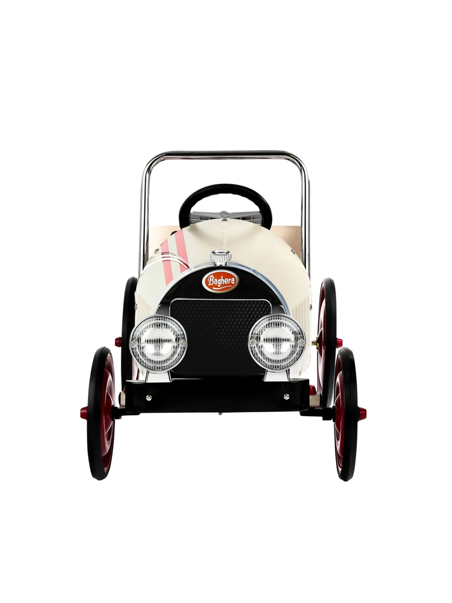 Baghera Ride On Classic Pedal Car White Weston Table