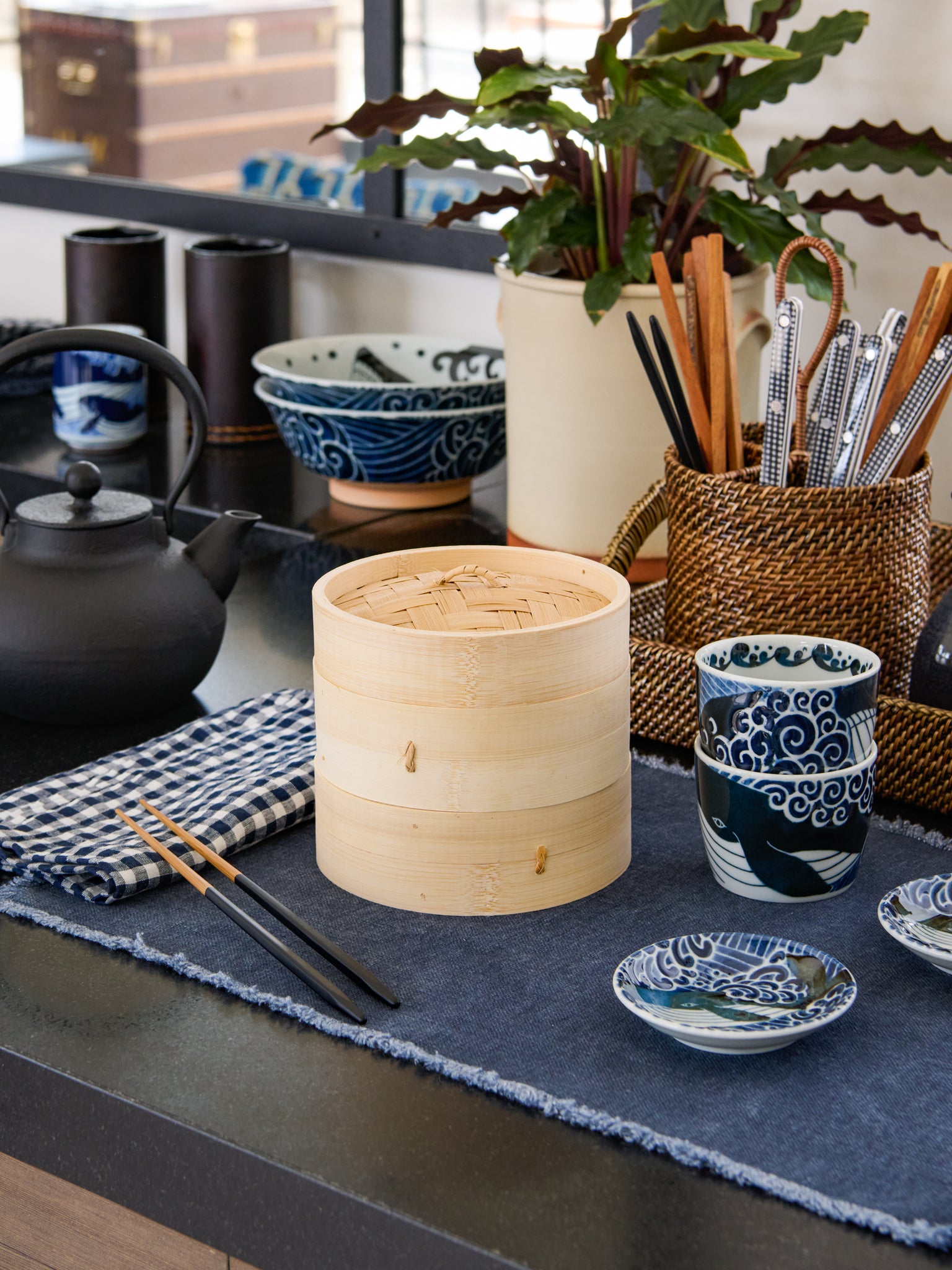 Bamboo Steamer Set Weston Table