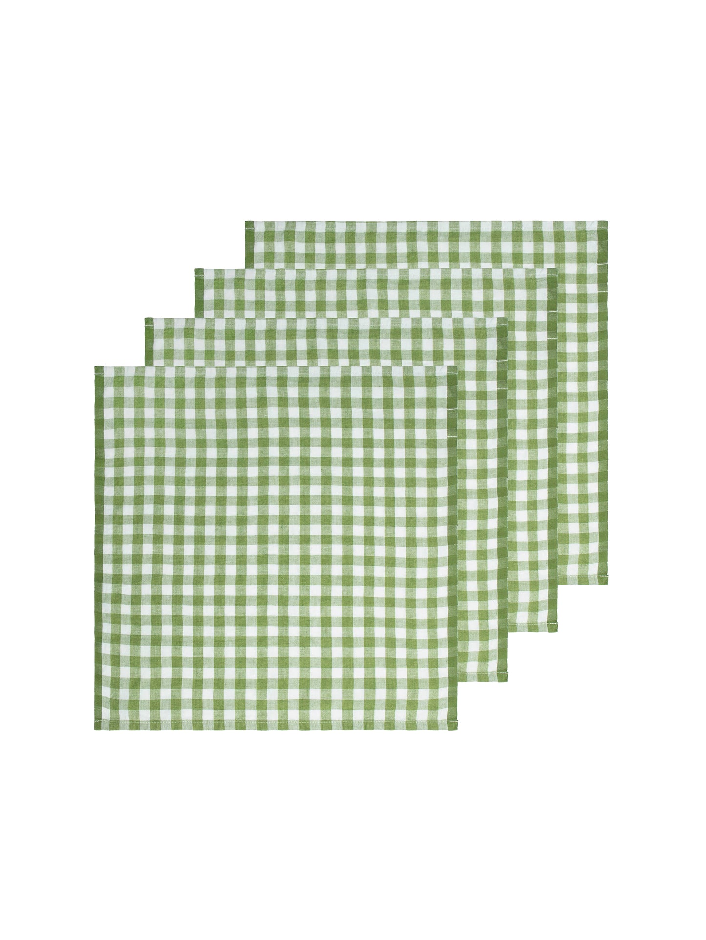 Basil Gingham Picnic Napkin Set Weston Table