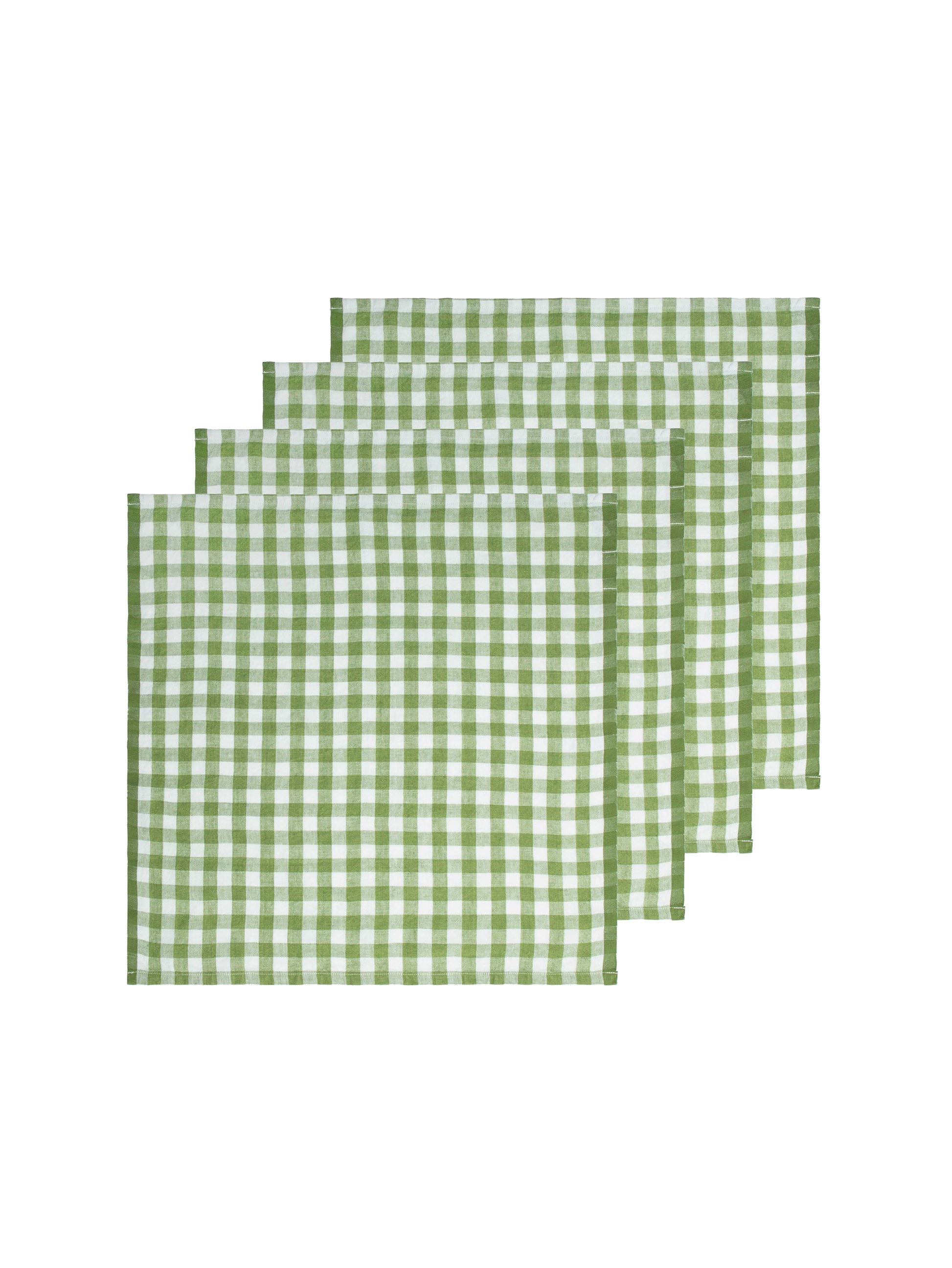 Basil Gingham Picnic Napkin Set Weston Table