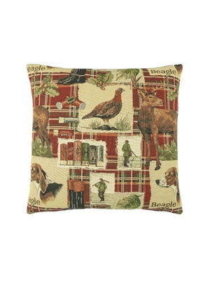  Beagle Tartan Pillow Weston Table SP 