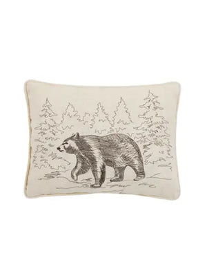  Bear Embroidered Pillow Weston Table 