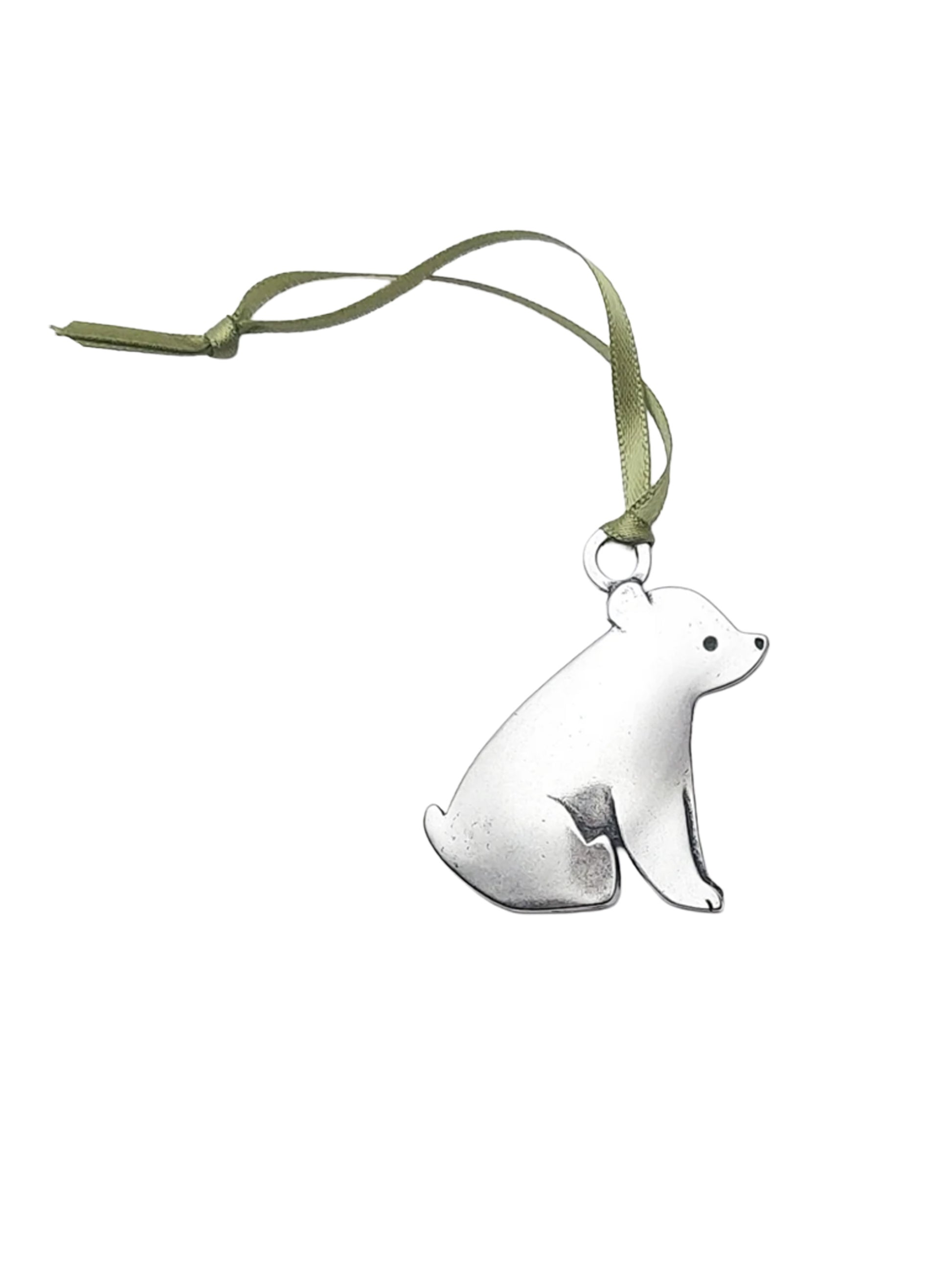Beehive Handmade Baby Polar Bear Ornament Weston Table