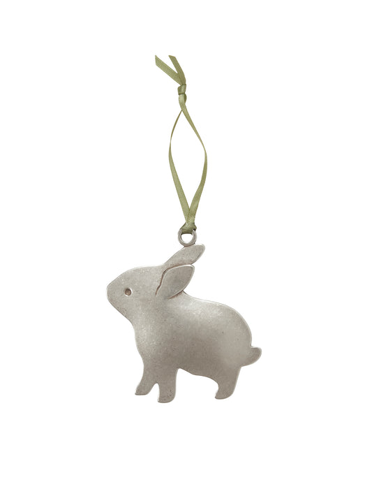 Beehive Handmade Pewter Ornament Bunny Weston Table