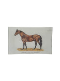 Bellweather Derby Day Thoroughbred Decoupage Tray 6x10 Weston Table