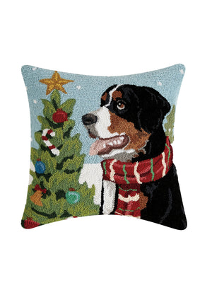  Bernese Mountain Dog Christmas Hook Pillow Weston Table 