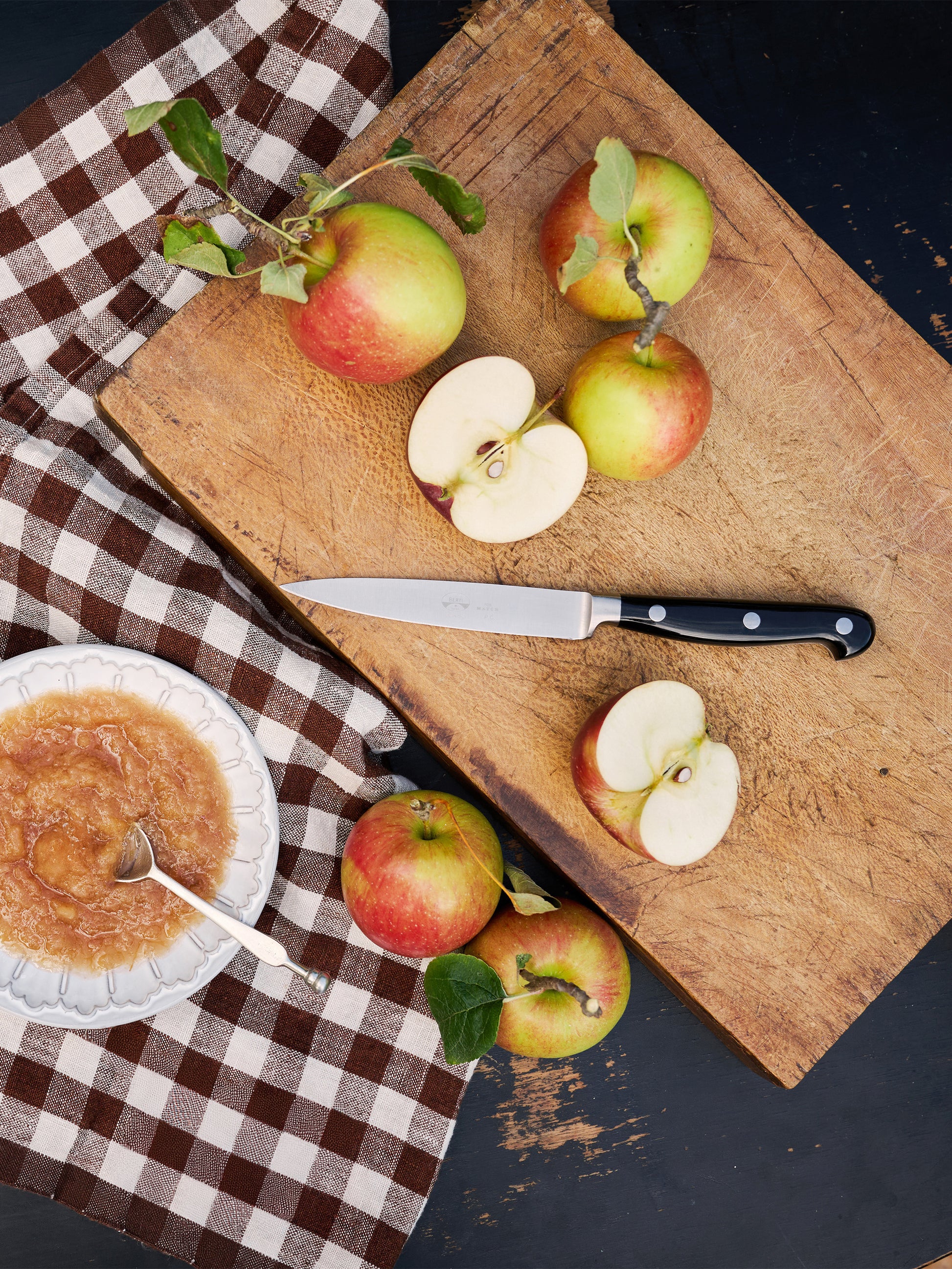 Berti Cutlery Black Insieme Lucite Knives Paring Knife Weston Table