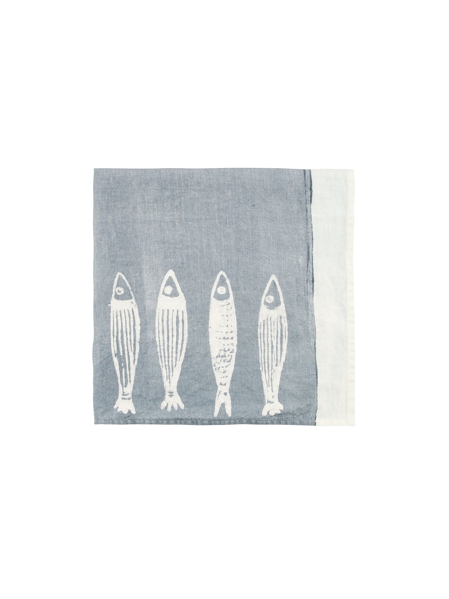 Bertozzi Fish Chambray Linen Collection Weston Table