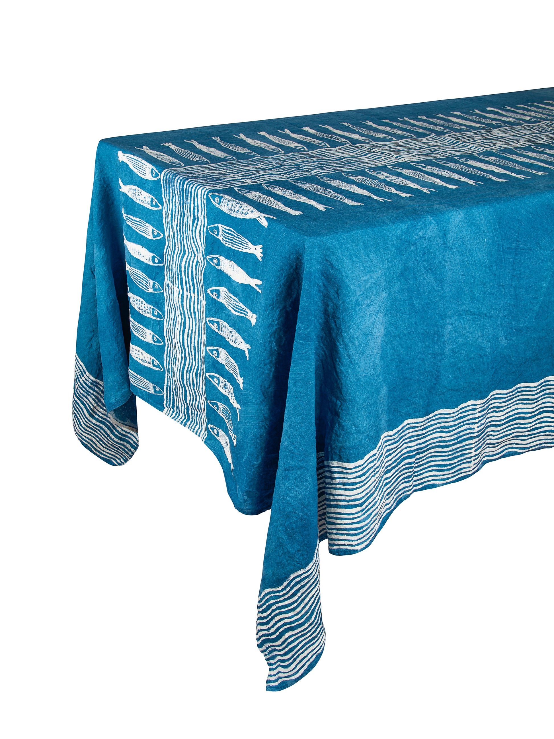 Bertozzi Fish Marine Linen Collection Weston Table