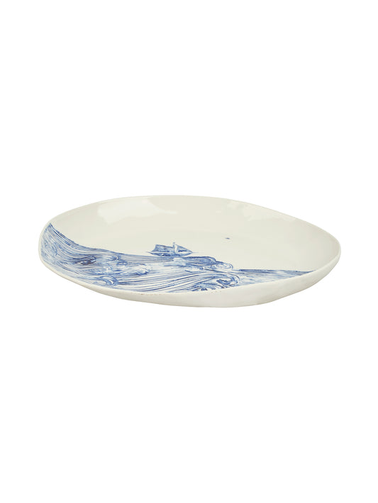 Bertozzi Orion Oval Low Serving Bowl Weston Table