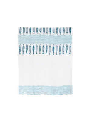  Bertozzi Panarea Wave Linen Tablecloth Weston Table 