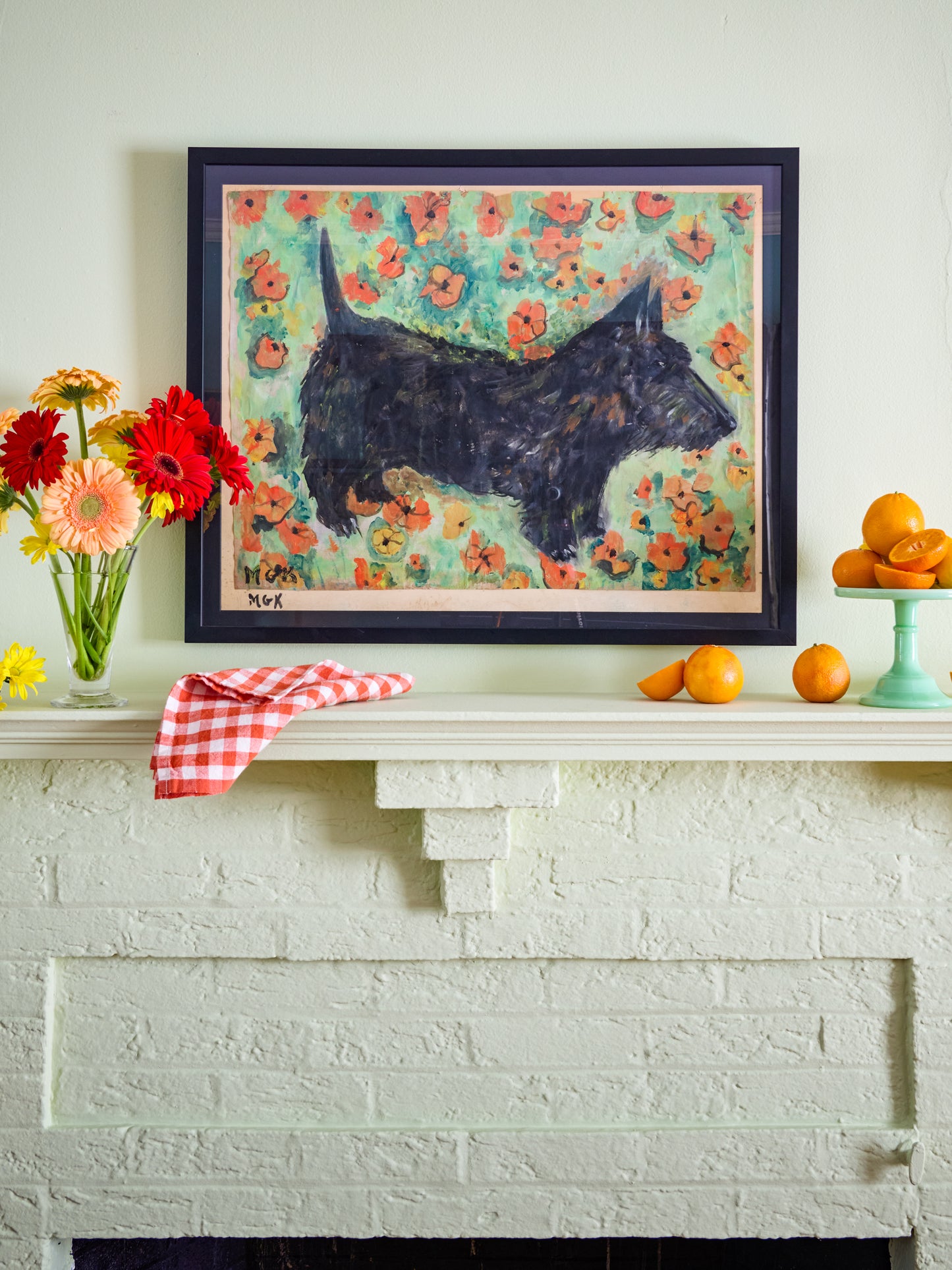 Betty Woodman Mid Century Scottie Dog Weston Table