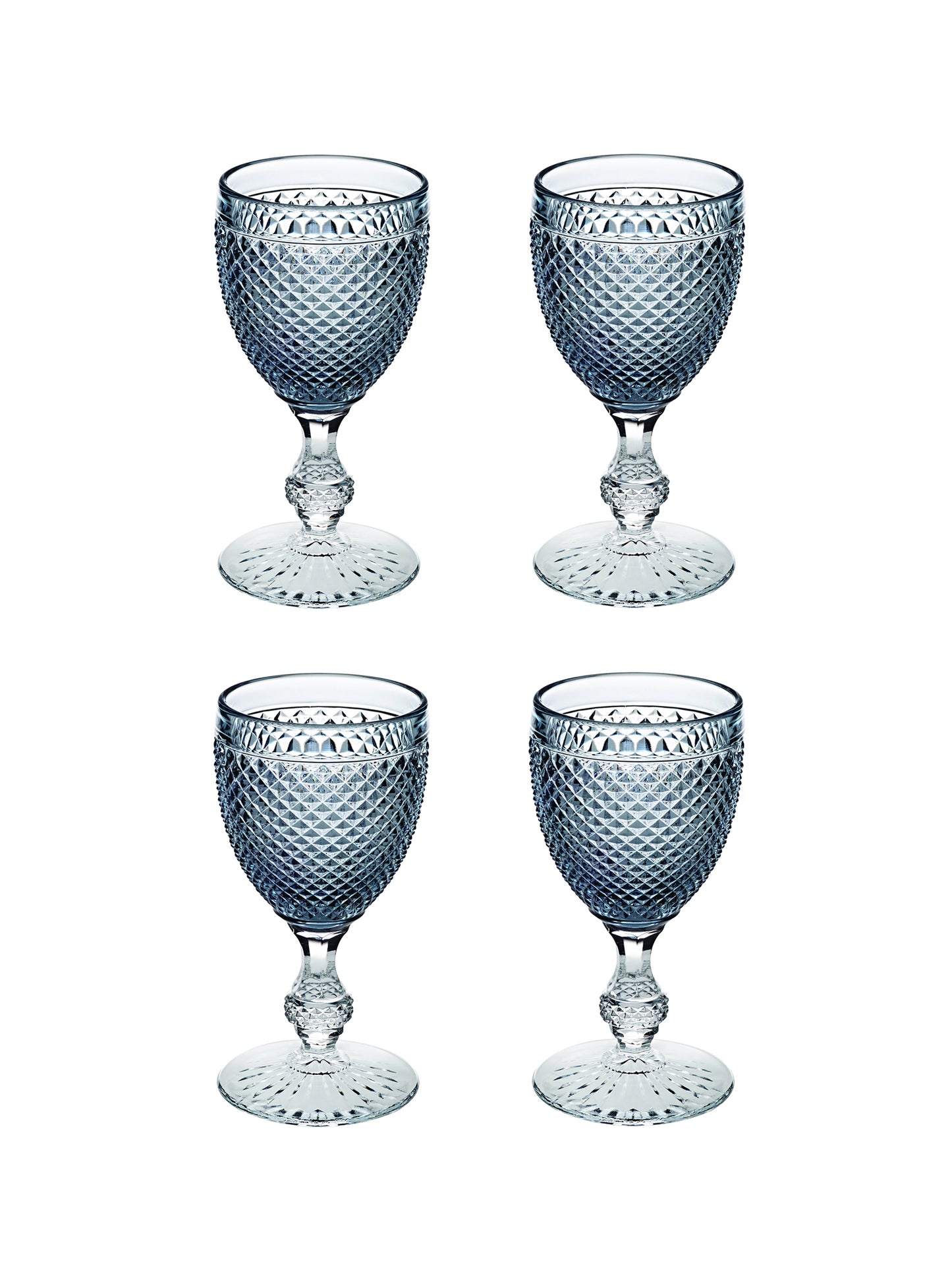 Bicos Bicolor Grey Goblets Weston Table