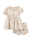 Birthday Bear Organic Cotton Dress & Bloomers Back Weston Table