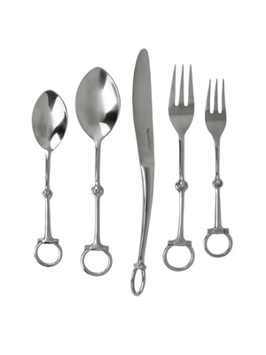  Bit Matte Silver Five Piece Place Setting Weston Table 