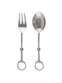 Bit Silver Serving Fork and Spoon Weston Table