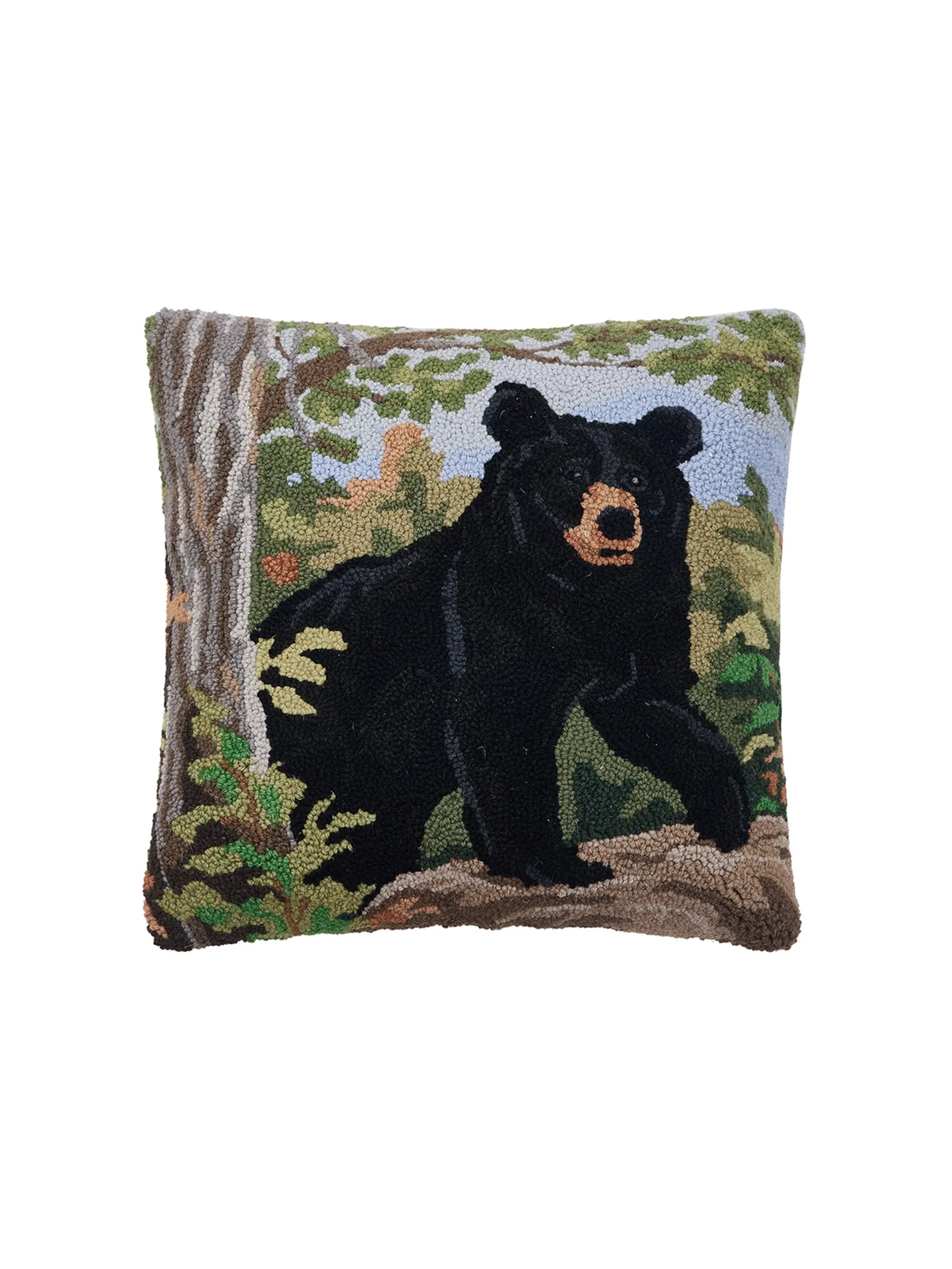 Black Bear Landscape Hook Pillow Weston Table SP
