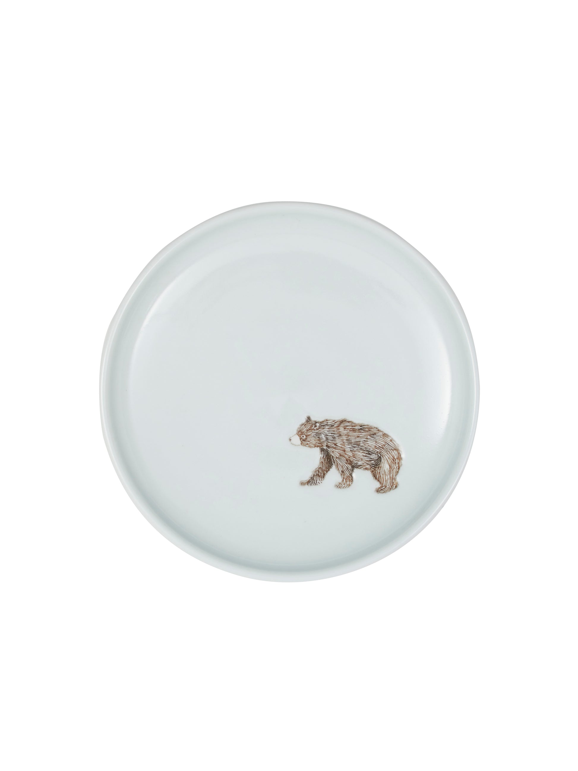 Black Bear Ceramic Plate Weston Table