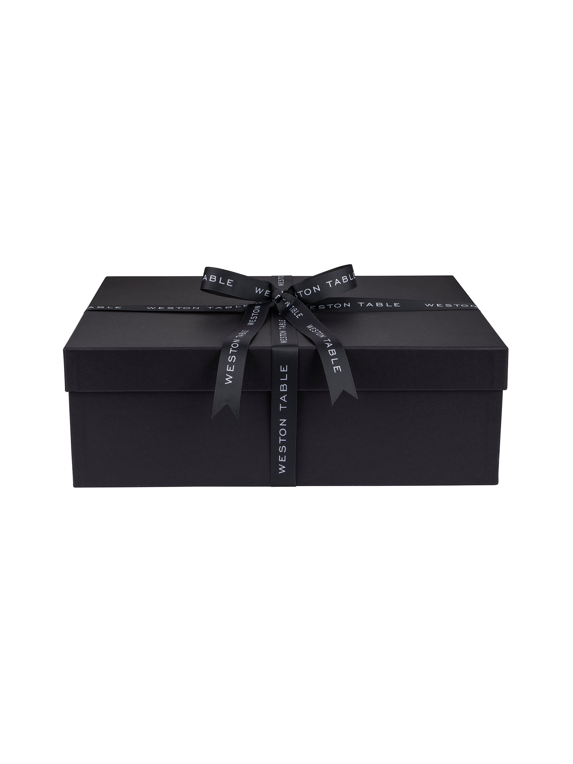 Black Gift Box with Lid Weston Table