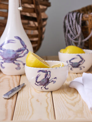  Blue Crab Dipping Bowl Weston Table 
