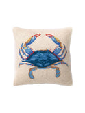 Blue Crab Hook Pillow Weston Table