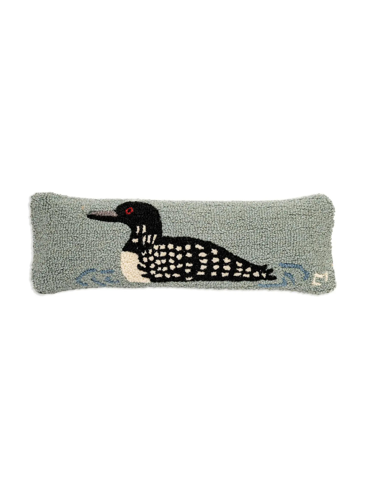 Blue Loon Hooked Wool Pillow Weston Table