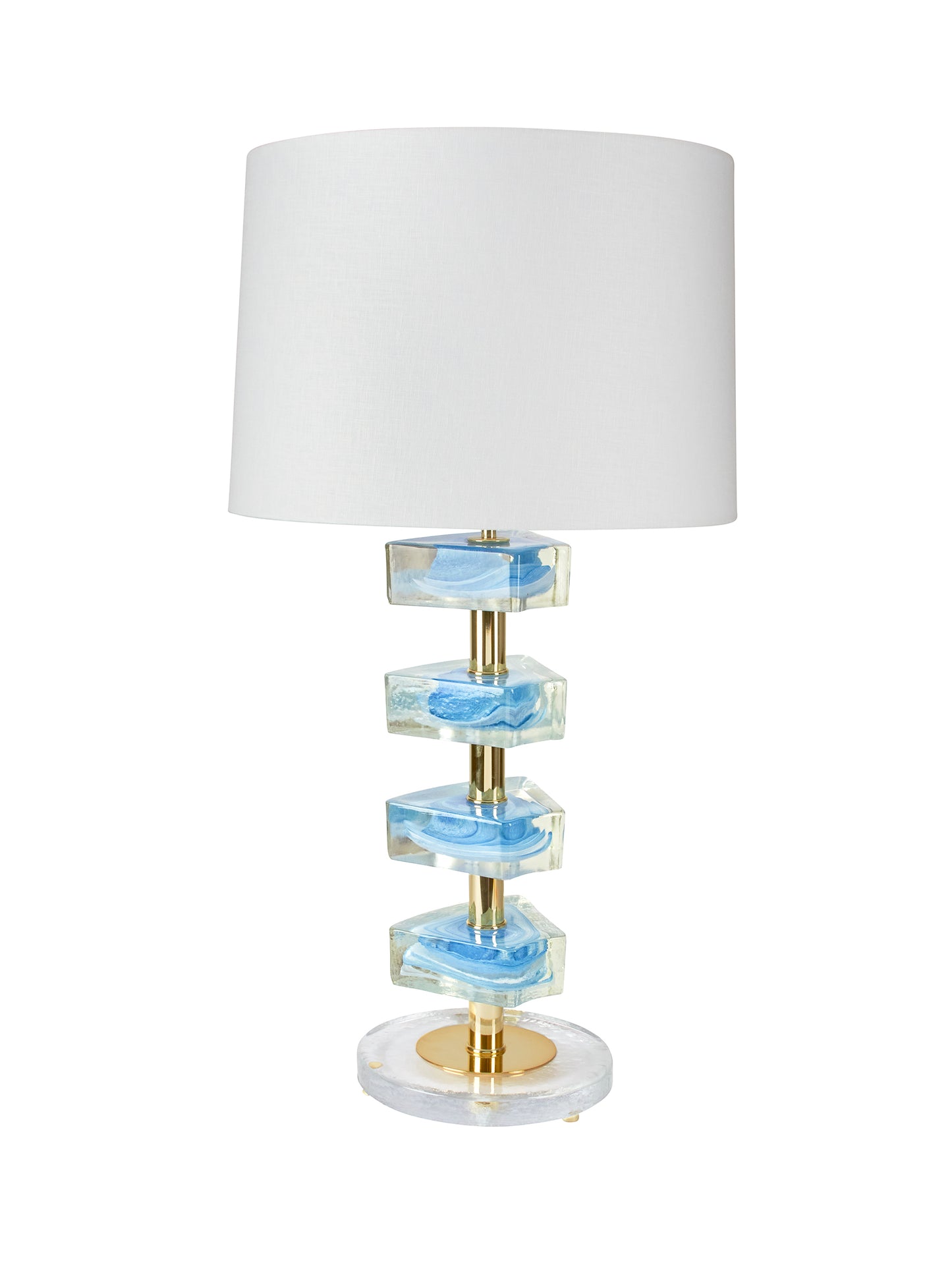 Murano Glass Ocean Waves Lamp