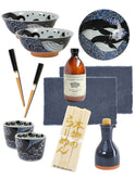 Blue Whale Ramen Set with placemats Weston Table SP