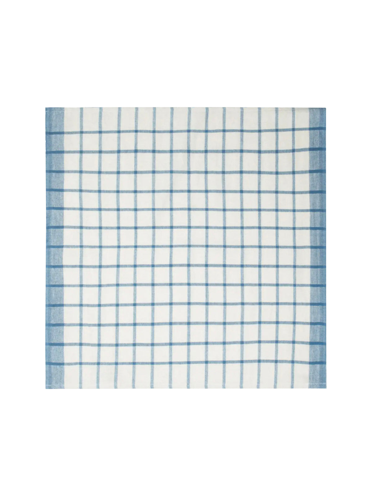 Blue Windowpane Napkins Weston Table