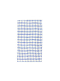 Blue and White Graphic Check Kitchen Towels Weston Table