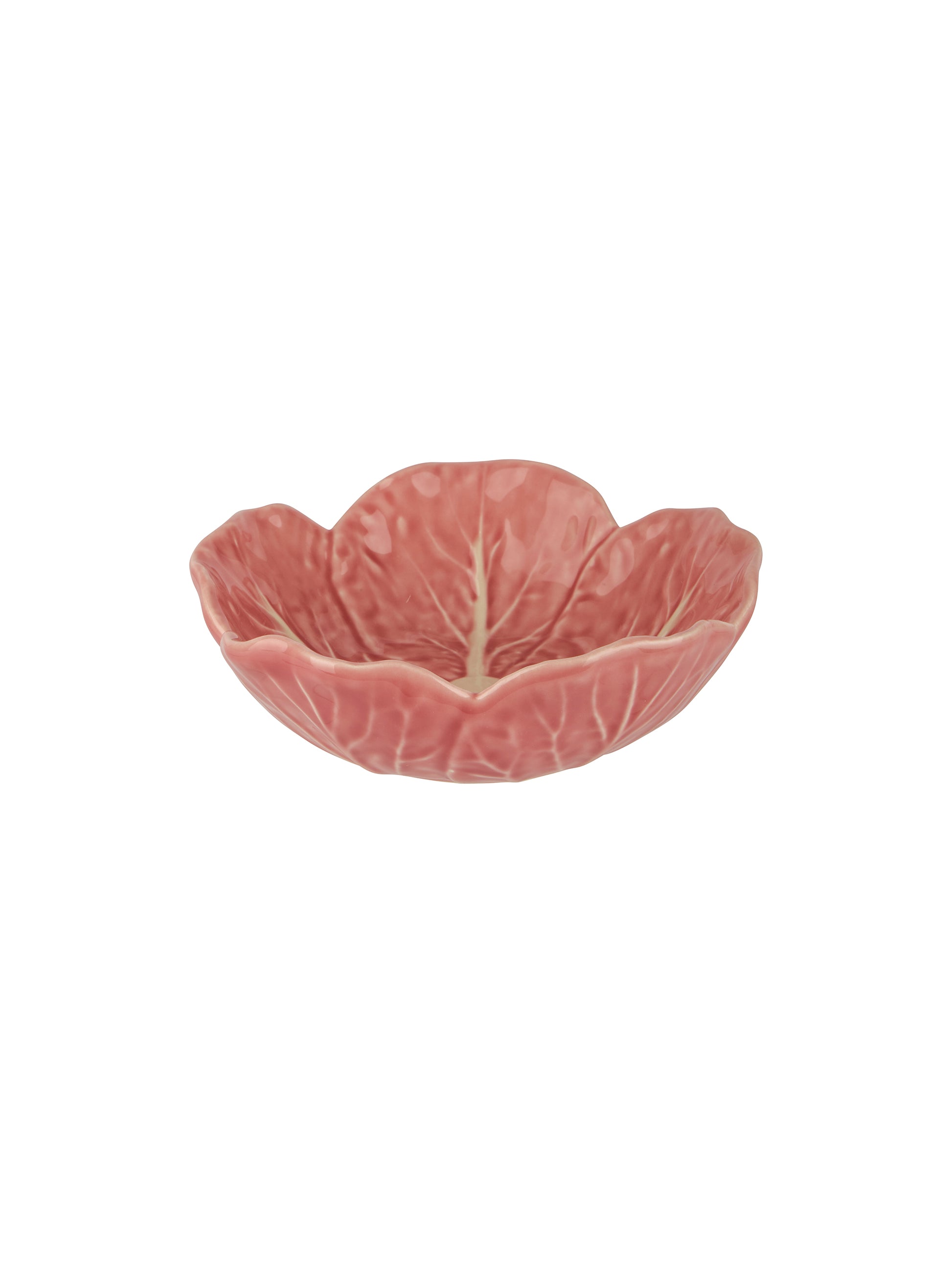 Bordallo Pinheiro 5" Pink Cabbage Bowl Weston Table