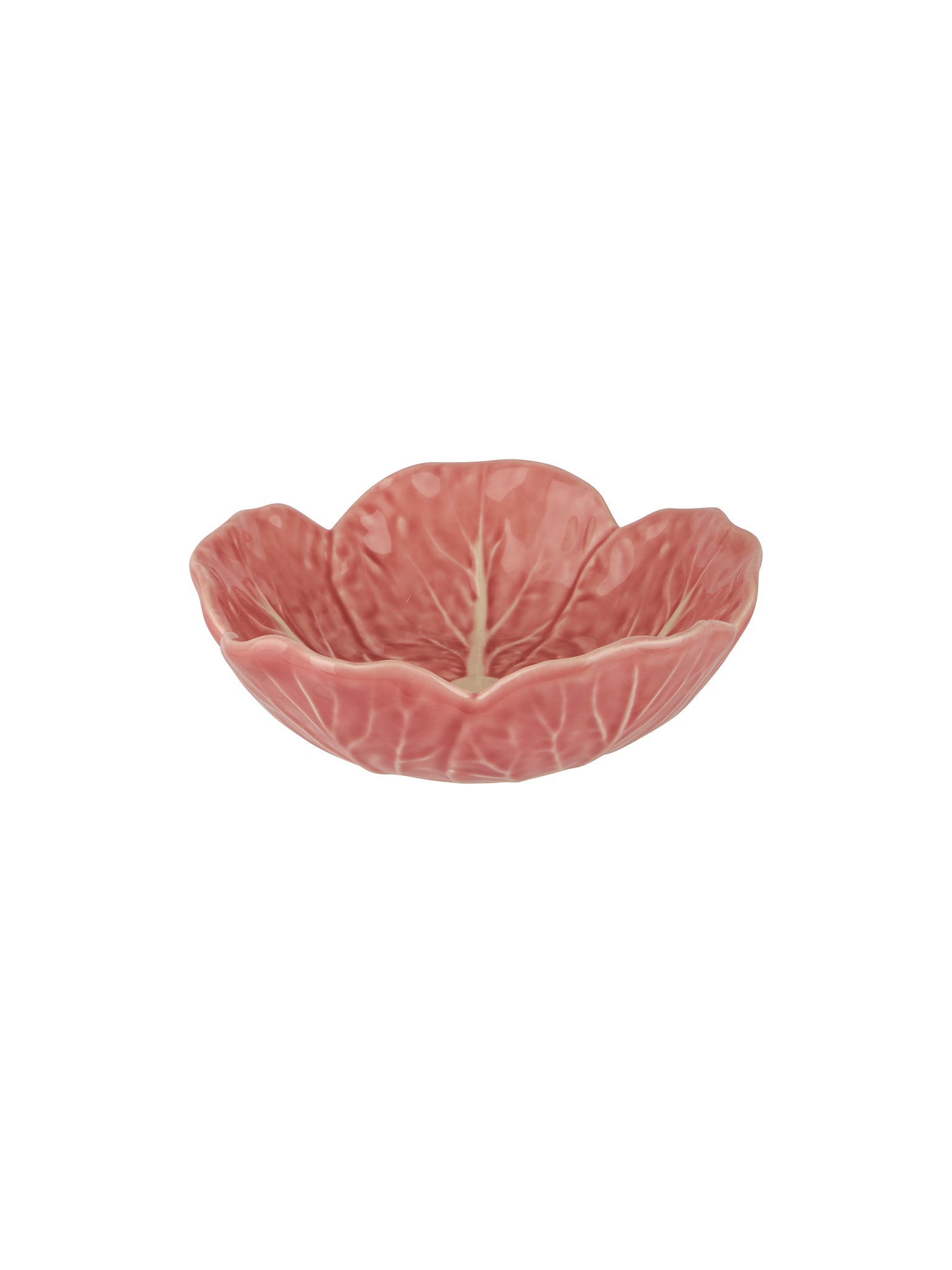 Bordallo Pinheiro 5" Pink Cabbage Bowl Weston Table